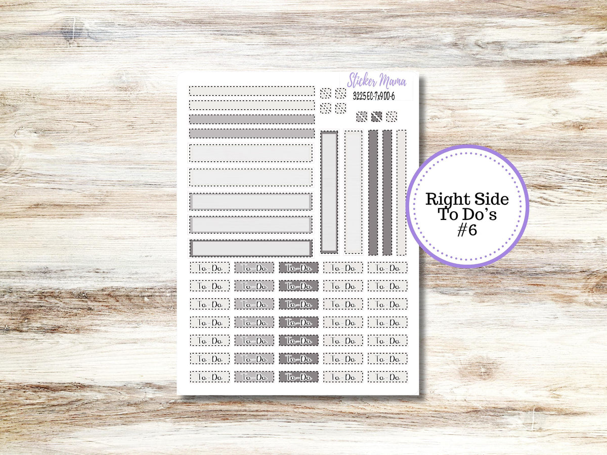 Erin Condren Daily Duo Planner Sticker Kit 3225 | December - Sleek Season | 9-26