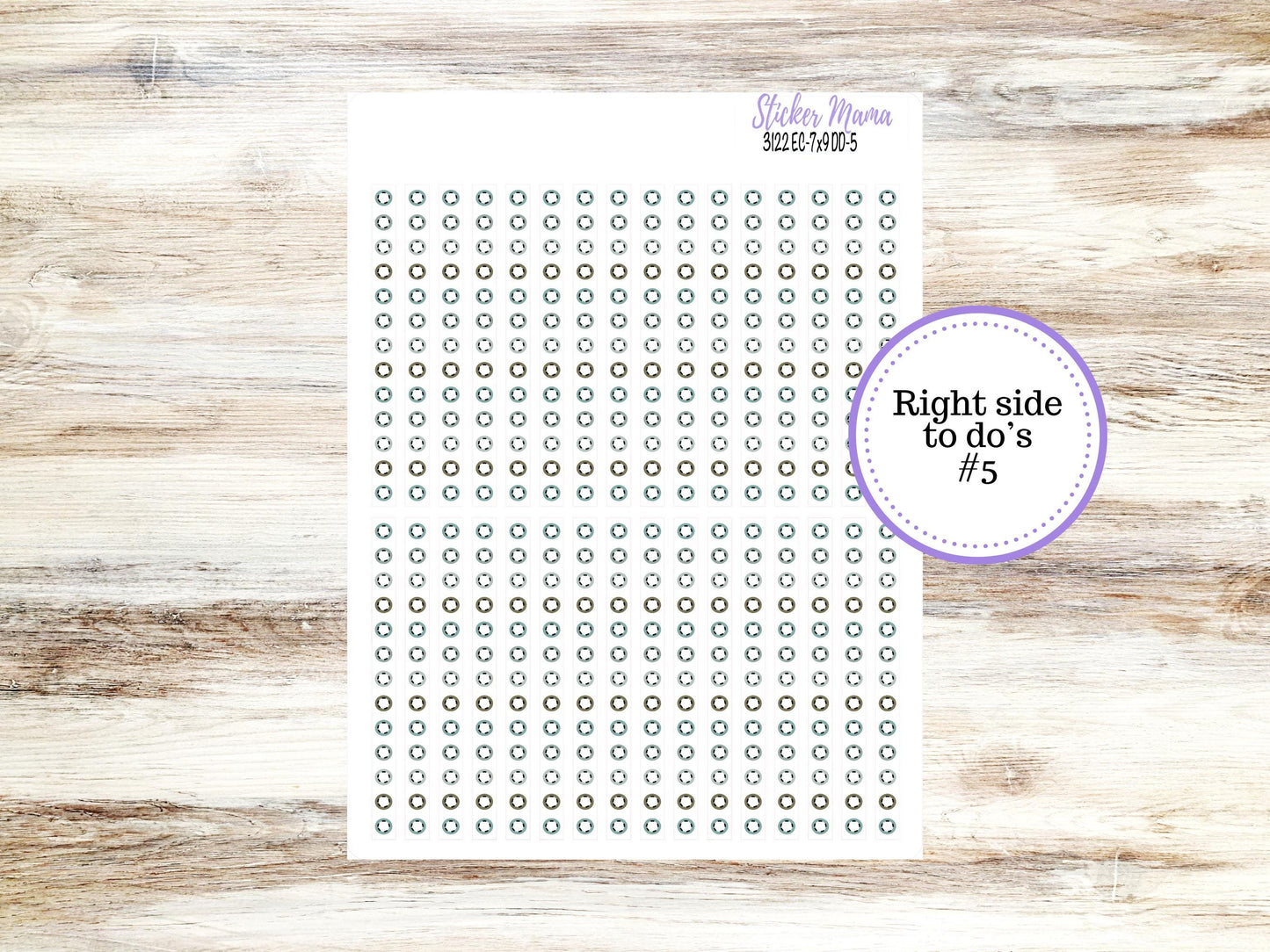 ERIN CONDREN Daily Duo Planner Kit DD-3122 || Vintage Bloom || Daily Duo Planner Sticker Kit || Erin Condren ||