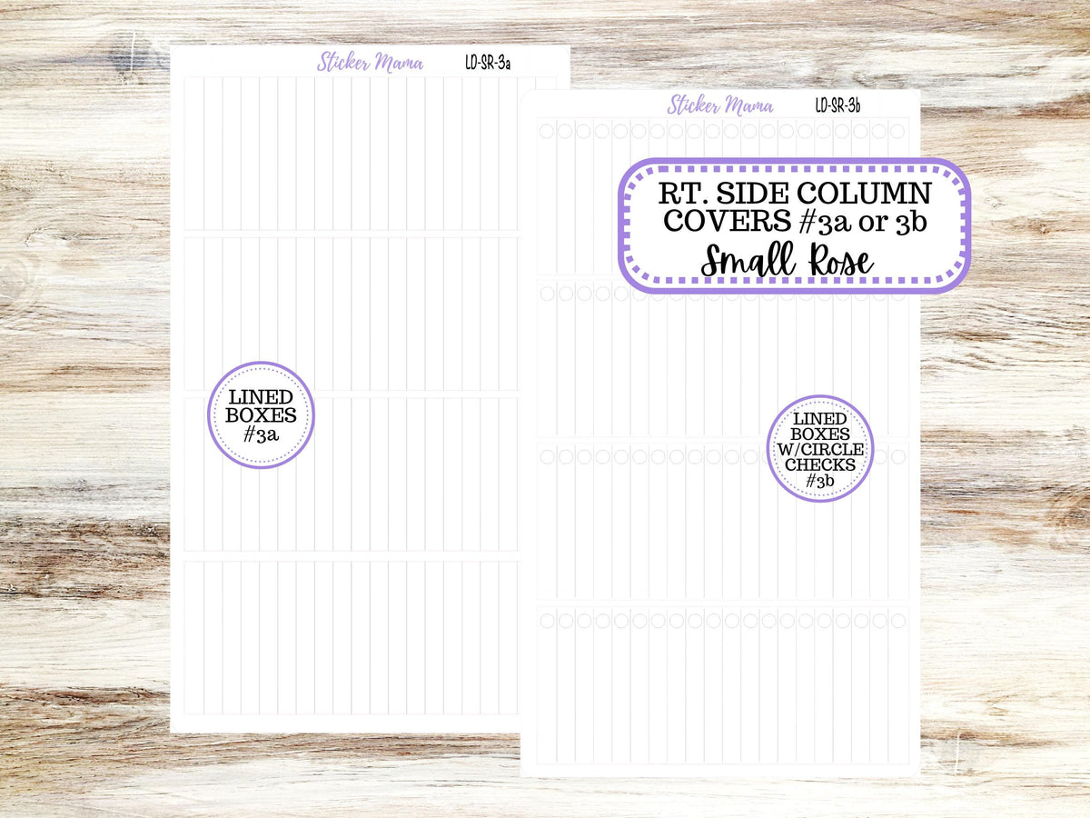 Laurel Denise Small Rose Planner Sticker Kit | 3225 Sleek Season | Choose your own Month | 9-26