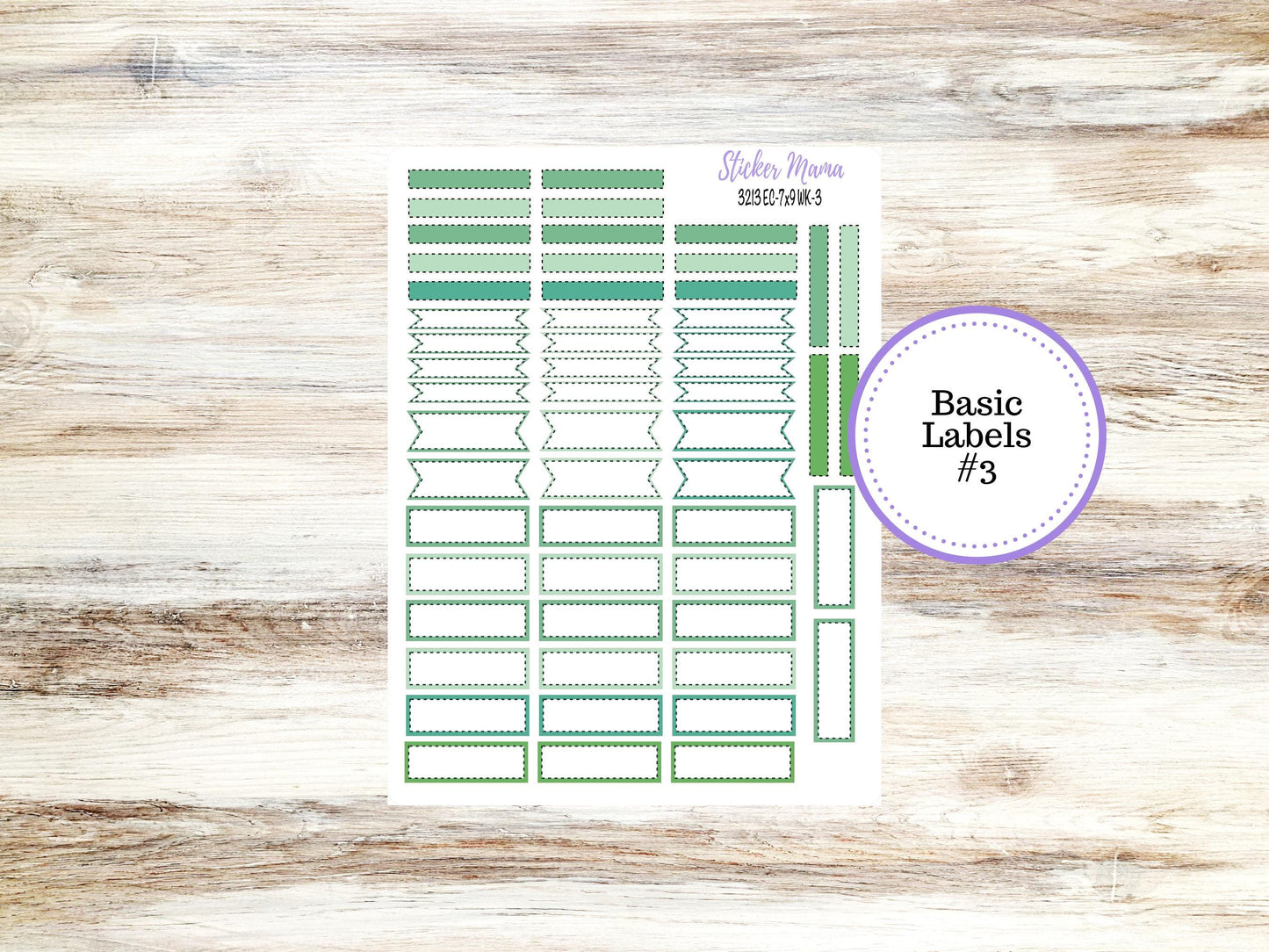 ERIN CONDREN WK-3213 || Lucky Blossom || Weekly Planner Kit || Erin Condren || Hourly Planner Kit || March Vertical Planner Kit