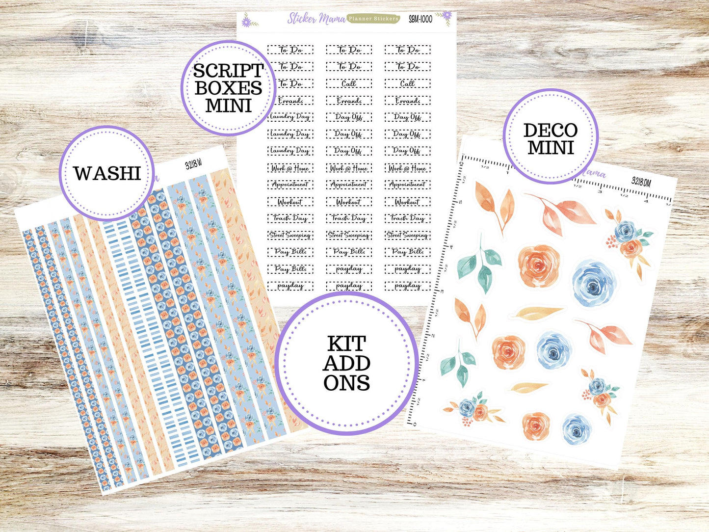 Journal Planner Sticker Kit | Blossom Breeze 3218
