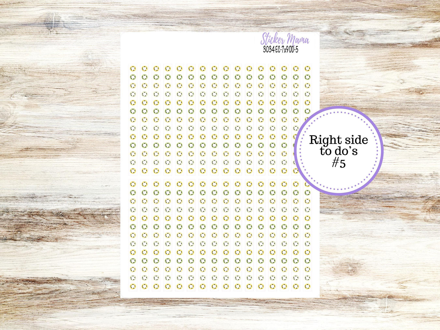 ERIN CONDREN Daily Duo Planner Kit DD-3034 || Fresh Squeeze || Daily Duo Planner Sticker Kit || Erin Condren ||