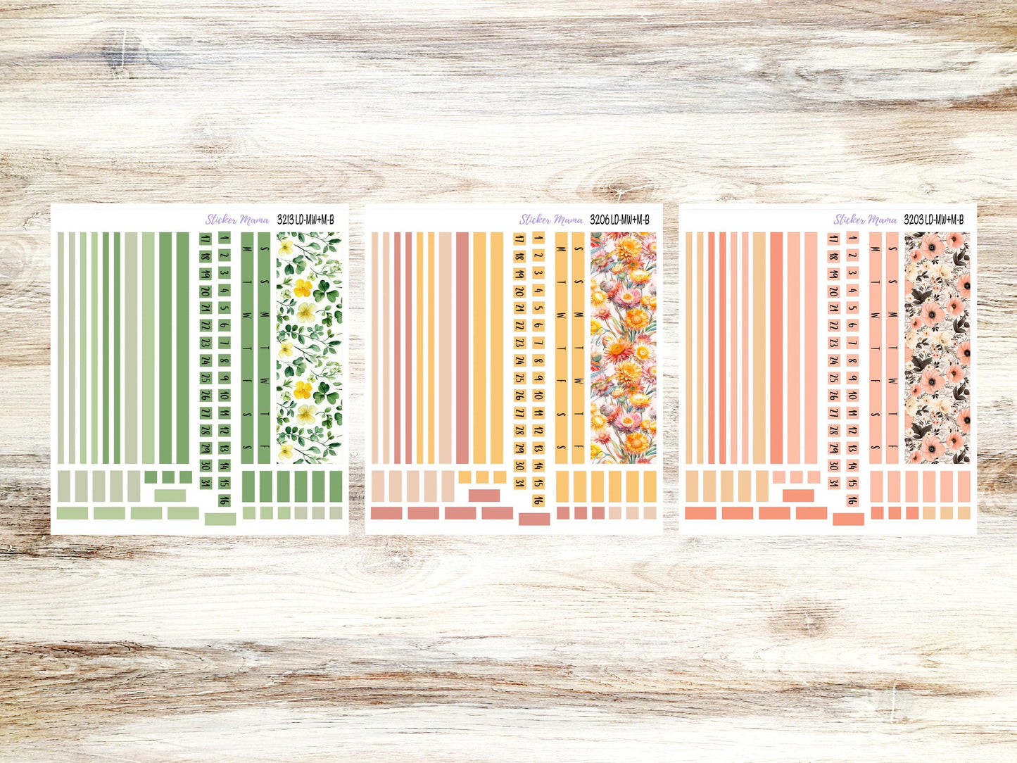 Banner Set || Laurel Denise Small Anne & Nancy || Mini Week + Month || Monthly Header Kit
