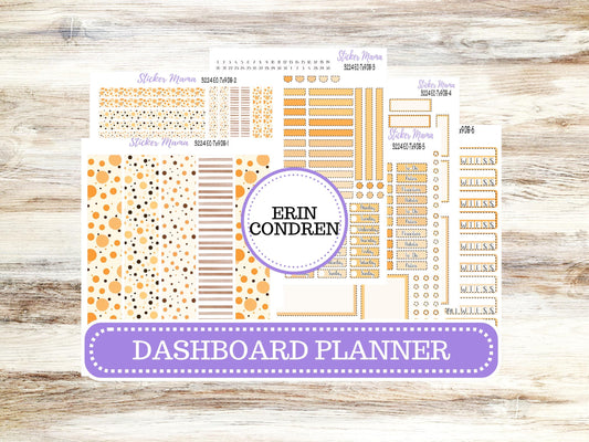 Erin Condren Dashboard Planner Kit DB | 3224 Fall Polka Dot