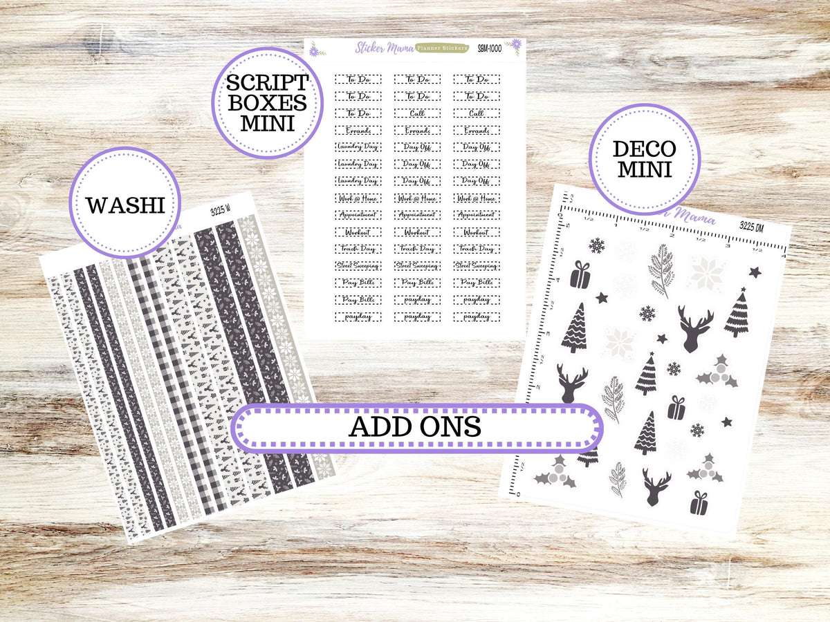 Laurel Denise Small Anne and Nancy Planner Sticker Kit 3225 | Sleek Season | Month of Choice | 9-26