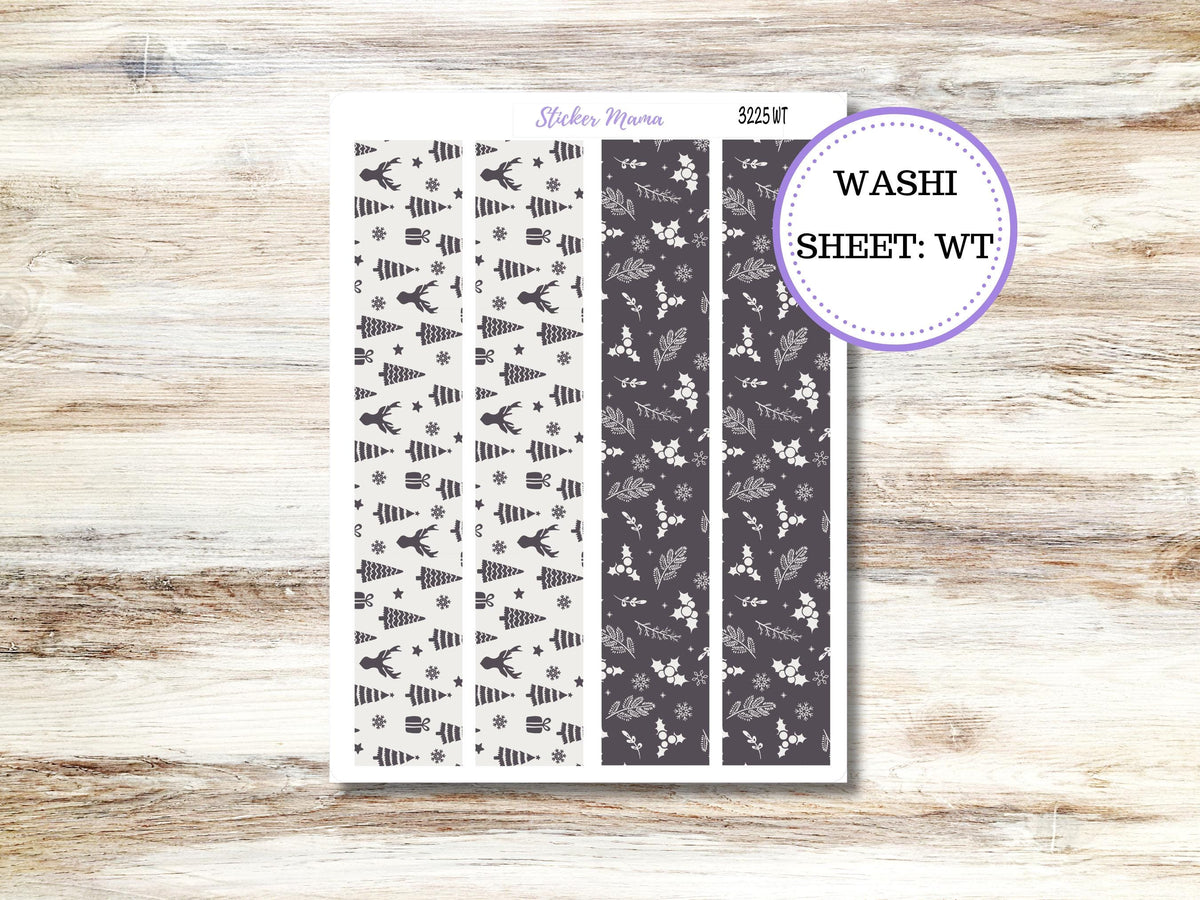 Washi Planner Stickers 3225 | Sleek Season