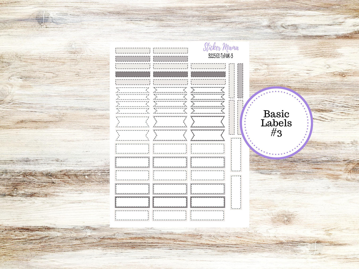 Erin Condren Weekly Planner Kit | WK 3225 Sleek Season