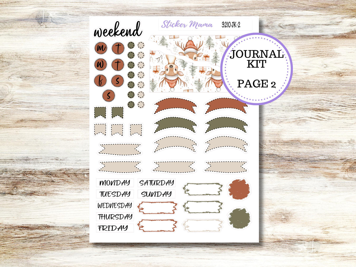 Journaling Kit 3210 |  Frosty Friends  | Journal Planner Stickers