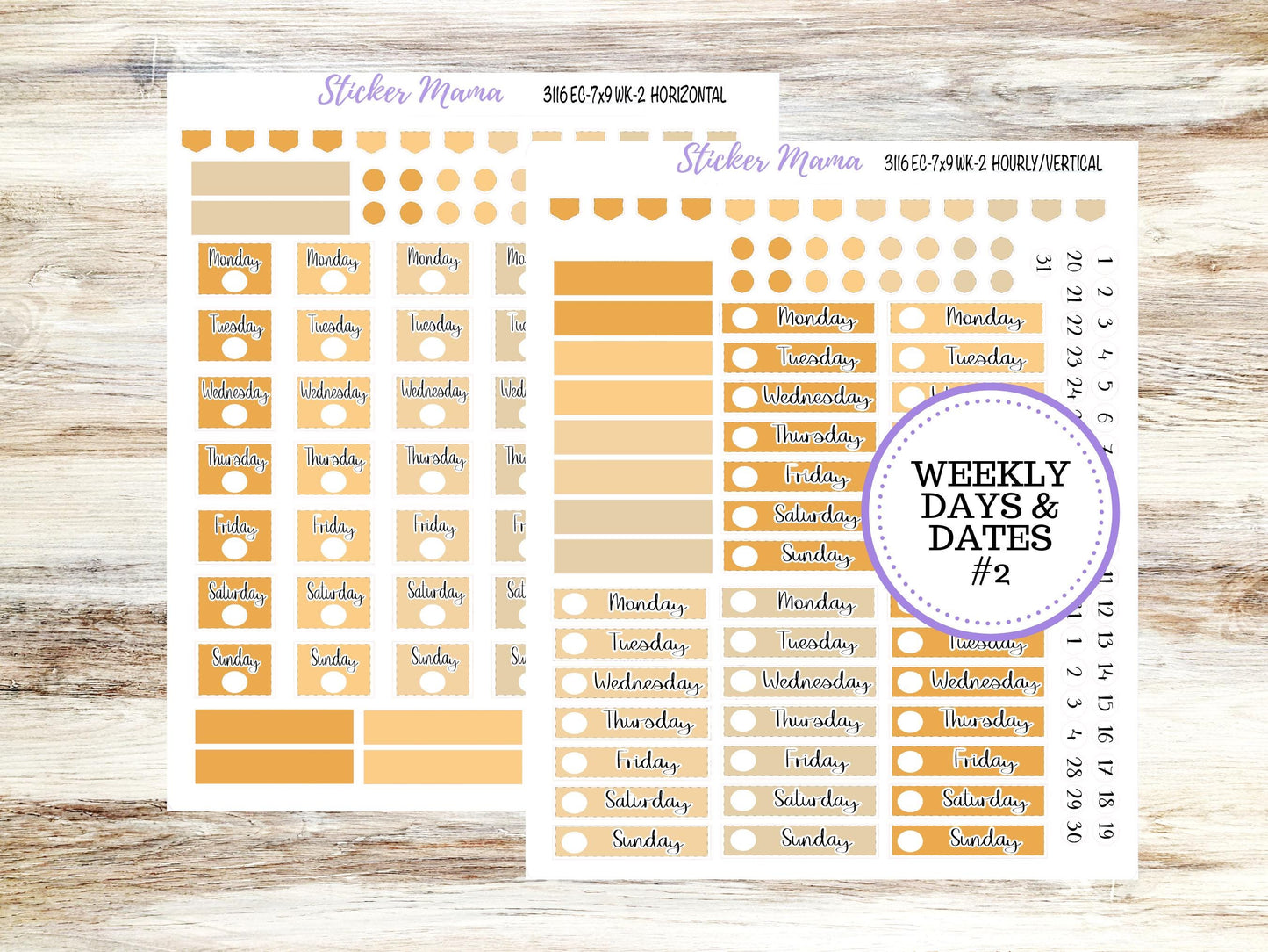 ERIN CONDREN Weekly Planner Kit WK-3116 || November || Weekly Planner Sticker Kit || Erin Condren ||