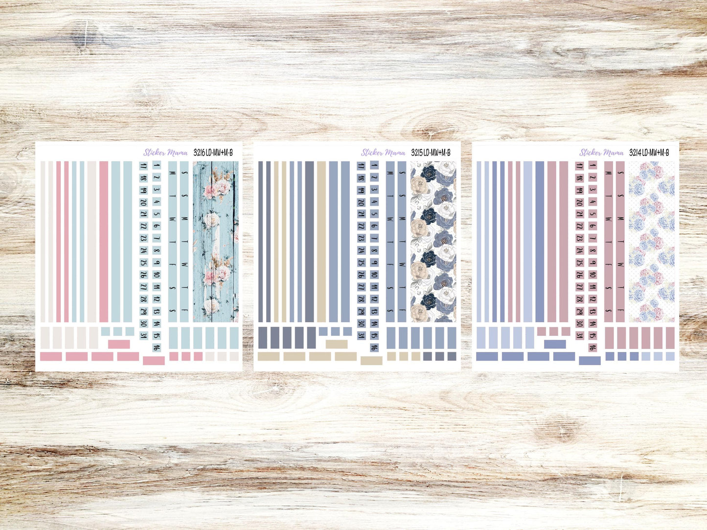 Banner Set || Laurel Denise Small Anne & Nancy || Mini Week + Month || Monthly Header Kit