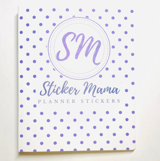 PLANNER STICKER ALBUM 8x6 - Sticker Storage - Sticker Book - Planner Storage - Sticker Album, Planner Sticker Book, Sticker Planner Book