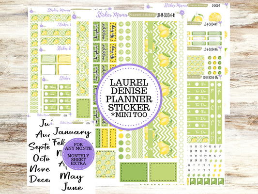 LAUREL DENISE PLANNER Kit #3034 || Laurel Denise Kit || Laurel Denise Stickers || Lemon Laurel Denise