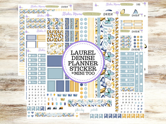 LAUREL DENISE PLANNER Kit #3112 || Laurel Denise Kit || Laurel Denise Stickers || Laurel Denise Horizontal Vertical