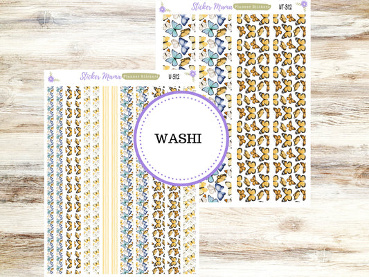 WASHI PLANNER STICKERS || 3112 || Spring Butterfly || Washi Stickers || Planner Stickers || Washi for Planners